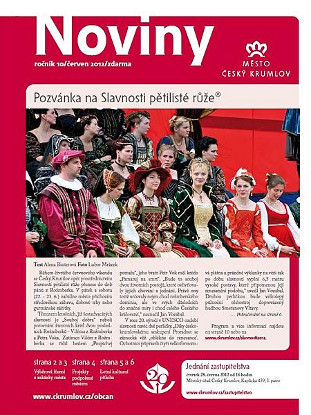 Noviny města Český Krumlov - červen 2012