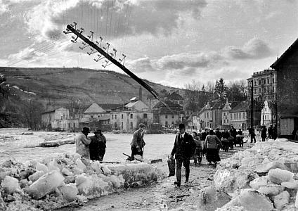 Seidel, zimní povodně, zdroj: Museum Fotoateliér Seidel